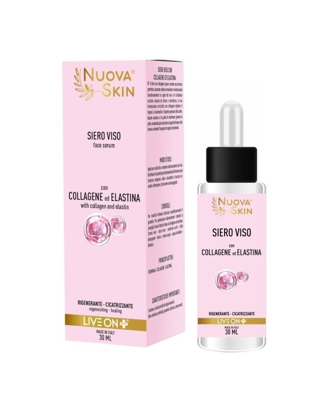 „Nuova Skin“ kolageno ir elastino veido serumas 30ml