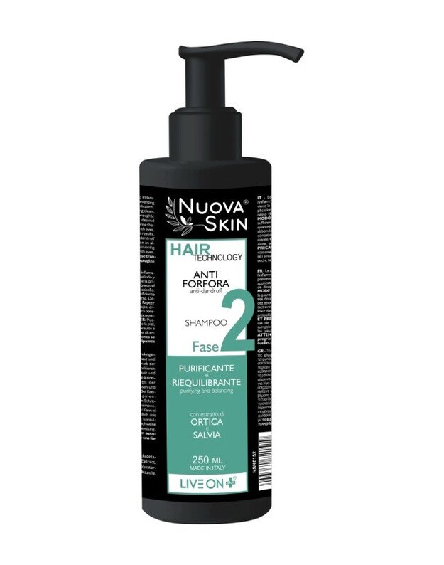 "Nuova Skin" Valomasis šampūnas nuo pleiskanų 250 ml