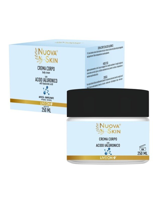 "Nuova Skin" hialurono rūgšties kūno kremas 250 ml