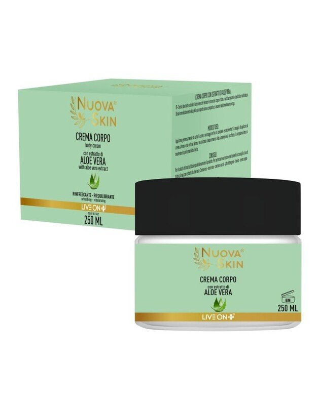 „Nuova Skin" Aloe Vera kūno kremas 250ml