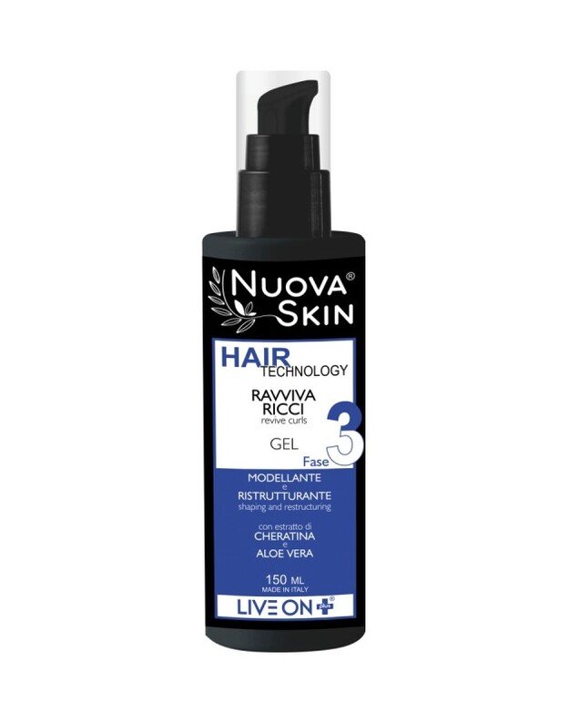 "Nuova Skin" Garbanas atgaivinantis, modeliuojantis ir atkuriamasis gelis, 150 ml