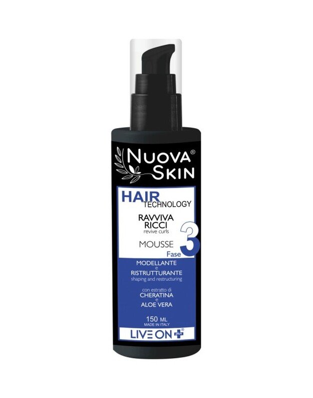 "Nuova Skin" Purškiamos putos garbanoms suteikti apimties, 150 ml