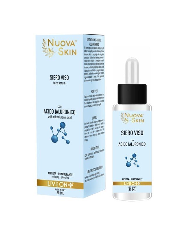 "Nuova Skin" hialurono rūgšties veido serumas 30ml