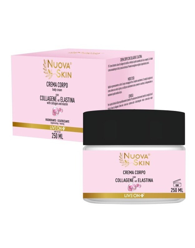 „Nuova Skin“ kolageno ir elastino kūno kremas 250 ml
