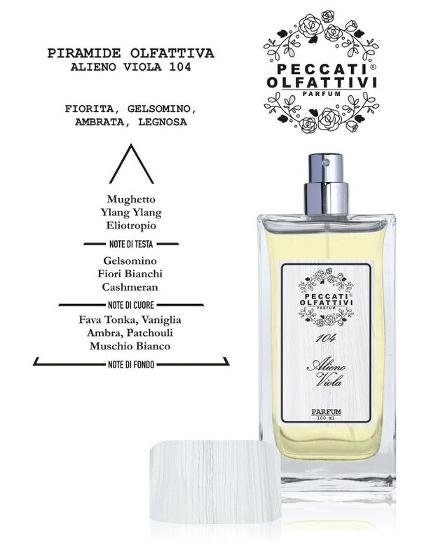 "Peccati Olfattivi" Alieno Viola 104 Moterims PARFUM
