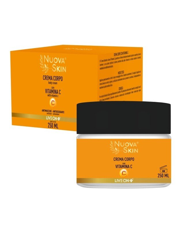 „Nuova Skin“ kūno kremas su vitaminu C 250ml