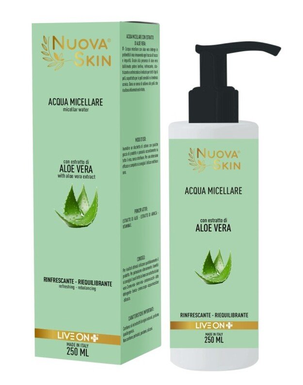 „Nuova Skin“ micelinis alavijo vanduo 250ml